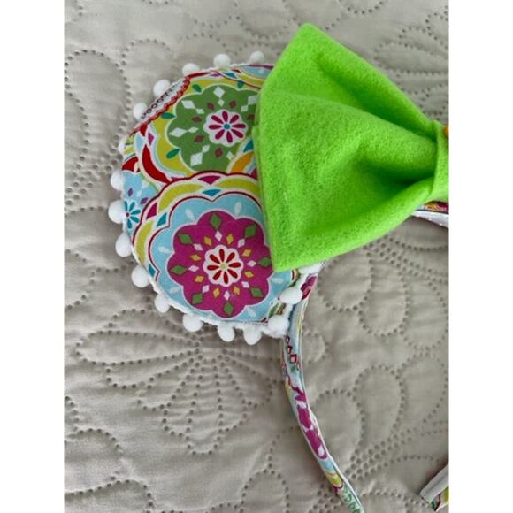 Disney Flowers and Swirls Handmade Minnie Ears - Picture 3 of 5